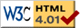 This site uses valid HTML 4.01